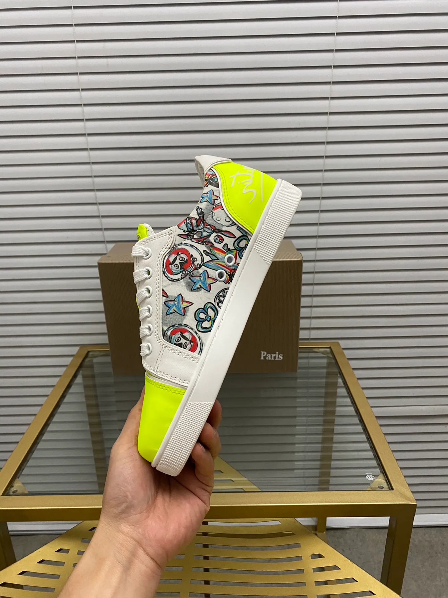 (Customized model) Ex-factory price is 500. christian louboutin (CL red sole shoes) counter series, casual sneakers for couples 📢 📢 📢 Exclusive hot style release 🎈🎈💪 Movable latex feet 👻 Finished outsole line [Proud] 😝Female 35-40# Male 38#-46, global supply😝 [Top version]: Original imported genuine leather upper, top original leather lining, original molded TPU outsole, original 1:1 detail processing, original shoe last,